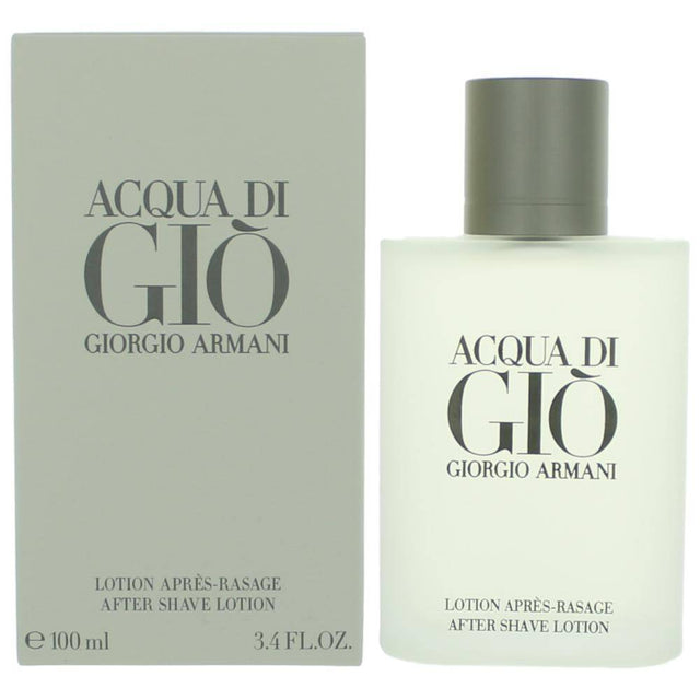 Acqua Di Gio by Giorgio Armani, 3.4 oz After Shave Lotion for Men - OleBella