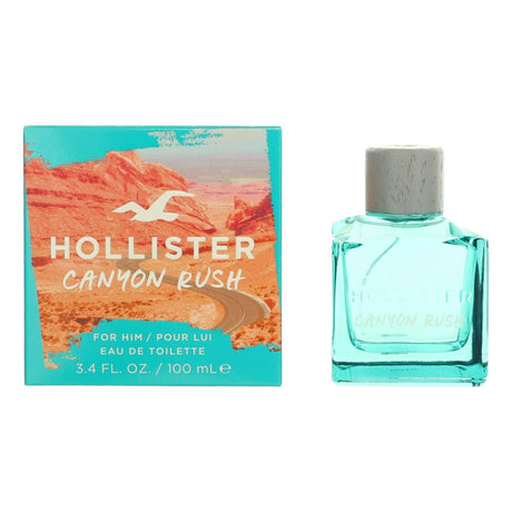 Canyon Rush by Hollister, 3.4 oz EDT Spray for Men - OleBella