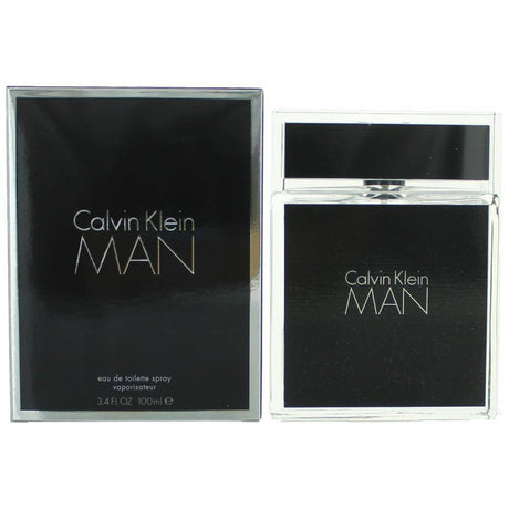 Calvin Klein Man by Calvin Klein, 3.4 oz EDT Spray for Men - OleBella
