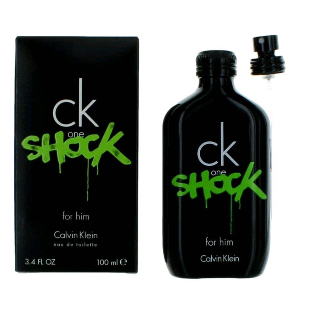 CK One Shock by Calvin Klein, 3.4 oz EDT Spray for Men - OleBella