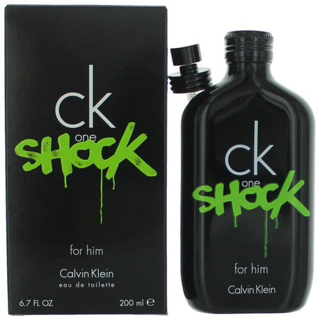 CK One Shock by Calvin Klein, 6.7 oz EDT Spray for Men - OleBella