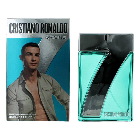 CR7 Origins by Cristiano Ronaldo, 3.4 oz EDT Spray for Men - OleBella