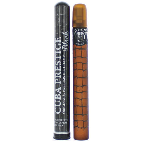 Cuba Prestige Black by Cuba, 1.17 oz EDT Spray for Men - OleBella