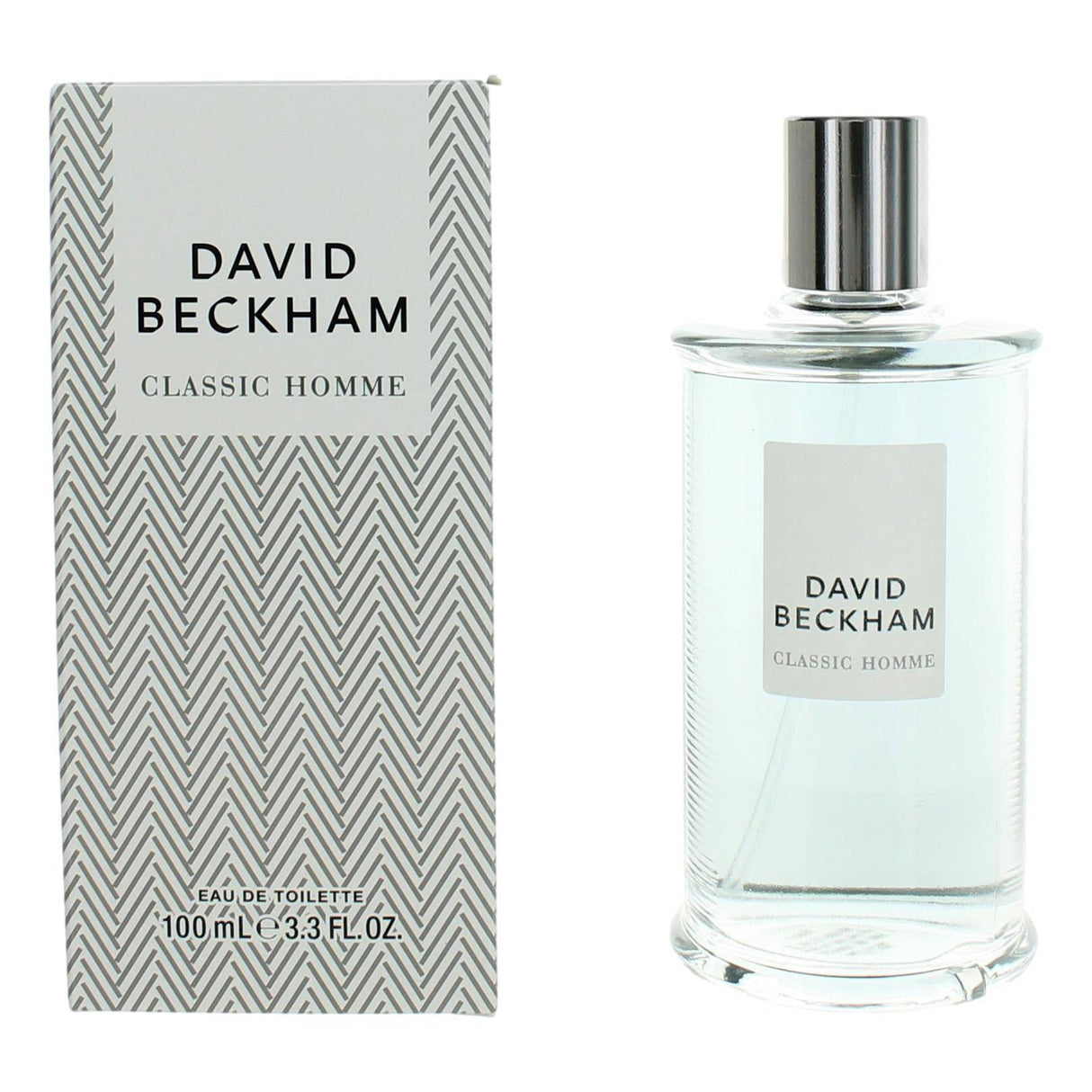 David Beckham Classic Homme by David Beckham, 3.3 oz EDT Spray for Men - OleBella