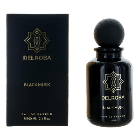 Delroba Black Musk by Delroba, 3.4 oz EDP Spray for Men - OleBella