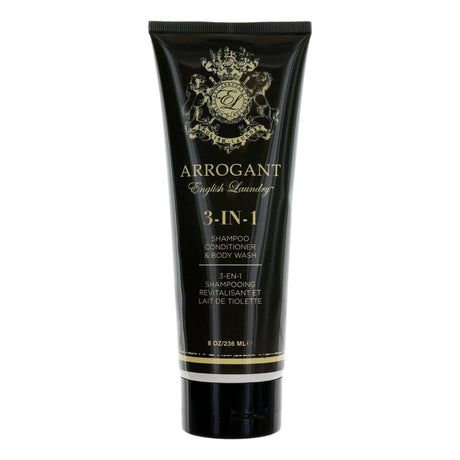 Arrogant by English Laundry, 8oz 3 in 1 Shampoo/Conditioner, Body Wash men - OleBella
