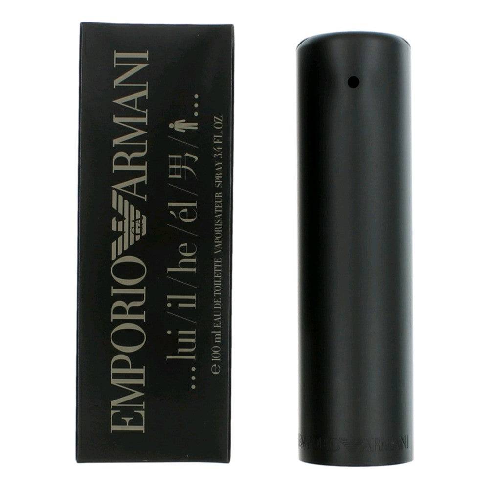 Emporio Armani He by Emporio Armani, 3.4 oz EDT Spray for Men - OleBella