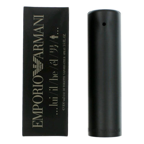 Emporio Armani He by Emporio Armani, 3.4 oz EDT Spray for Men - OleBella