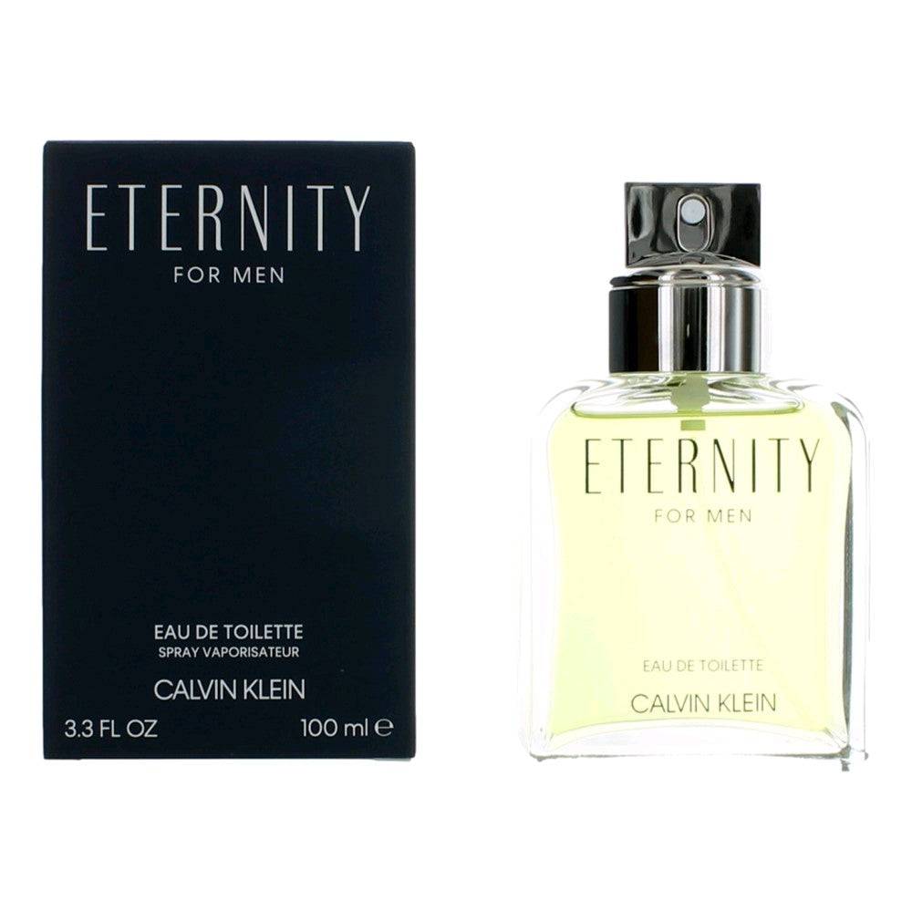 Eternity by Calvin Klein, 3.3 oz EDT Spray for Men - OleBella