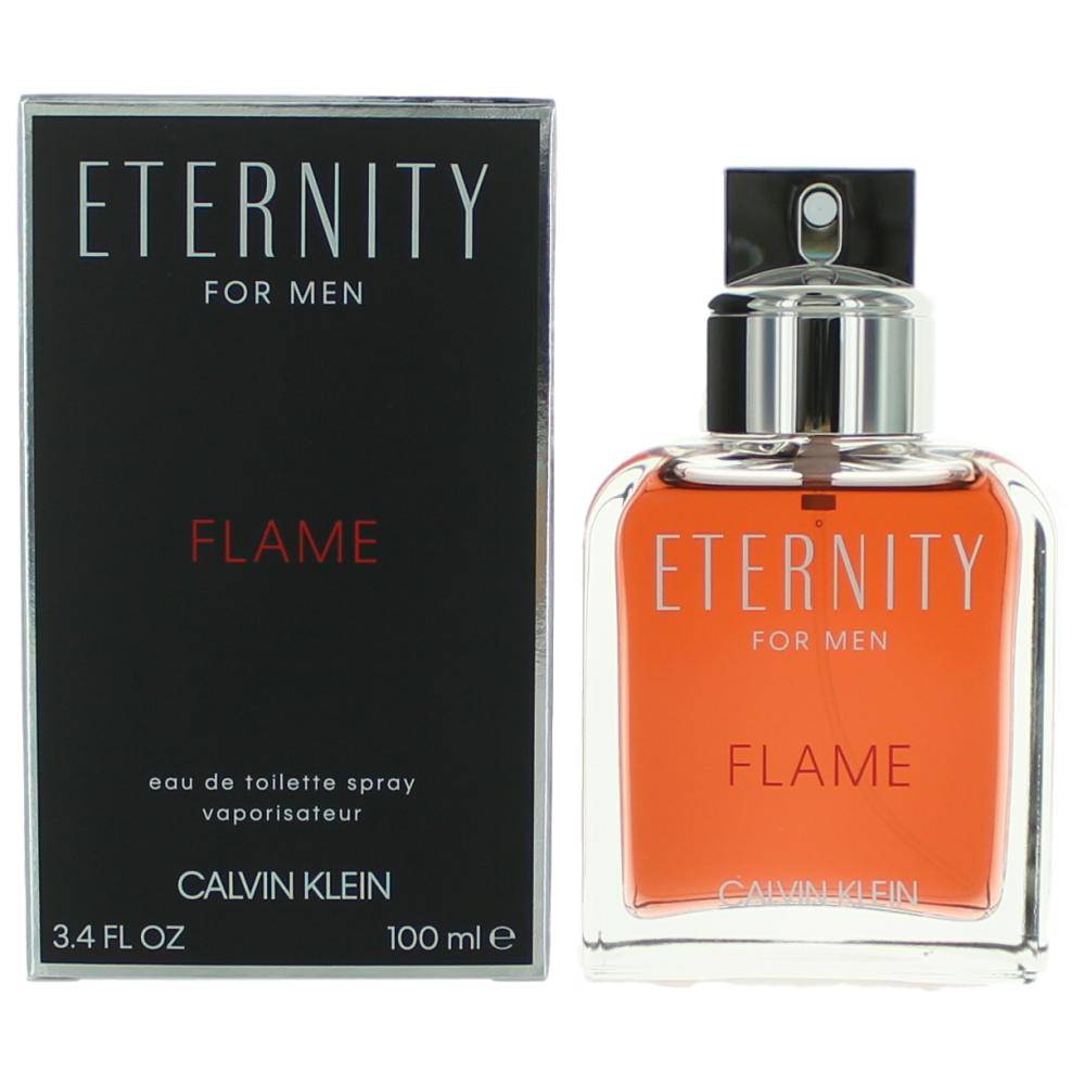 Eternity Flame by Calvin Klein, 3.4 oz EDT Spray for Men - OleBella