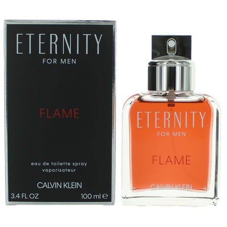 Eternity Flame by Calvin Klein, 3.4 oz EDT Spray for Men - OleBella
