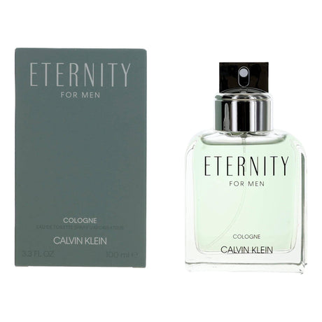 Eternity Cologne by Calvin Klein, 3.4 oz EDT Spray for Men - OleBella