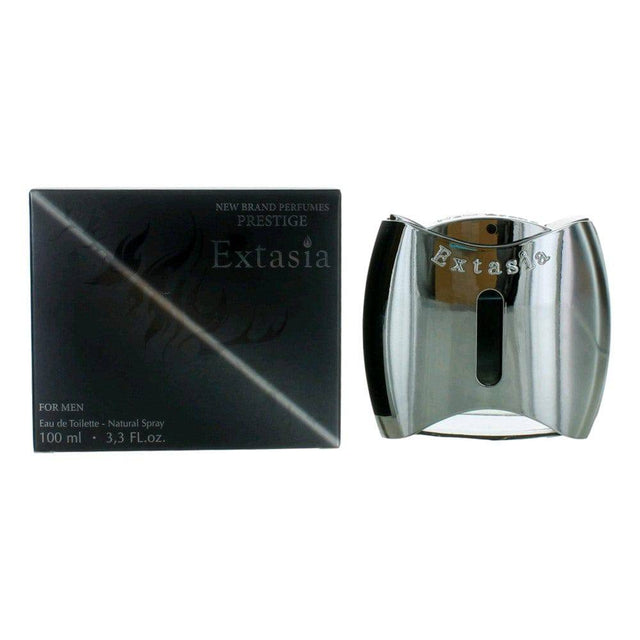 Extasia by New Brand, 3.3 oz EDT Spray for Men - OleBella
