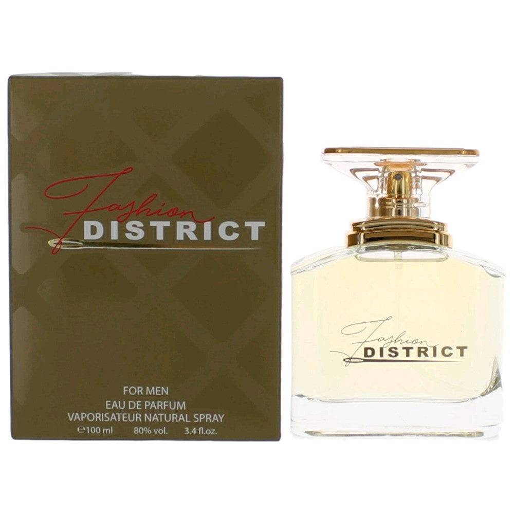 Fashion District by Fashion District, 3.4 oz EDP Spray for Men - OleBella