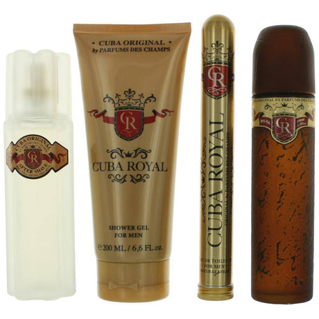 Cuba Royal by Cuba, 4 Piece Gift Set for Men - OleBella