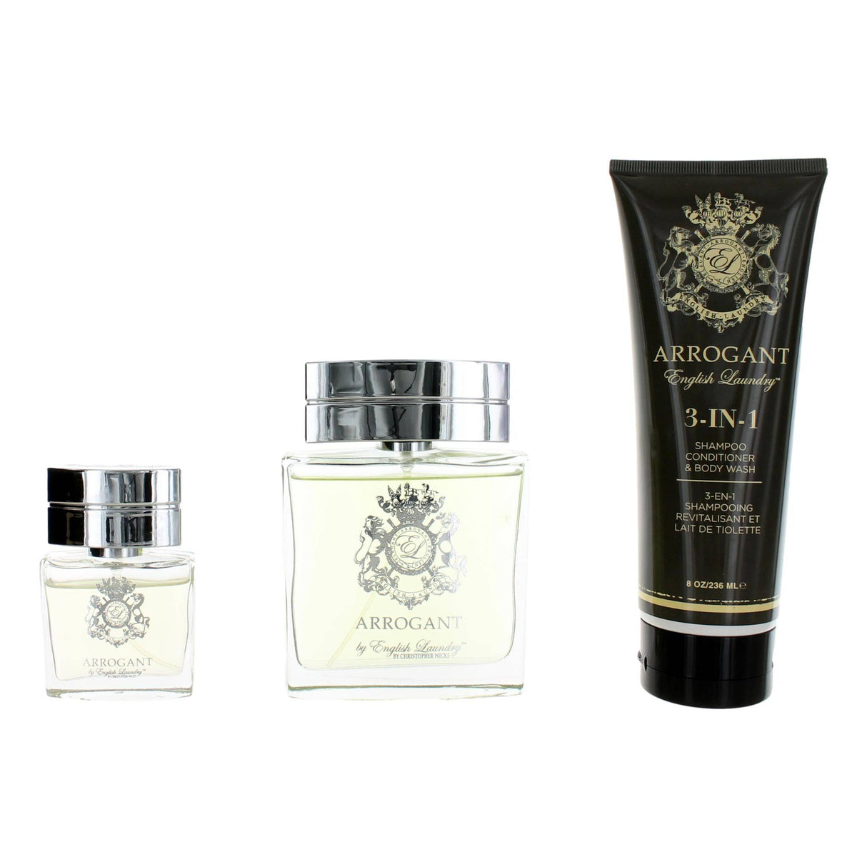 Arrogant by English Laundry, 3 Piece Gift Set for Men with 3.4 oz. - OleBella