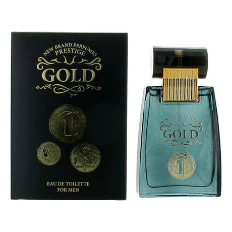 Gold by New Brand, 3.3 oz EDT Spray for Men - OleBella