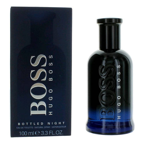 Boss Bottled Night by Hugo Boss, 3.3 oz EDT Spray for Men - OleBella
