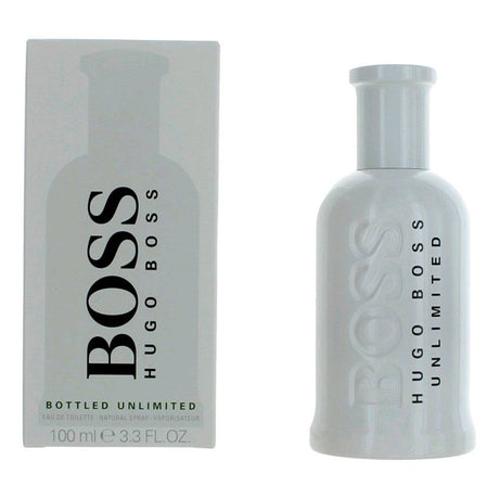 Boss Bottled Unlimited by Hugo Boss, 3.3 oz EDT Spray for Men - OleBella