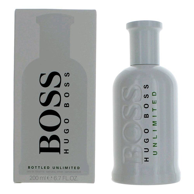 Boss Bottled Unlimited by Hugo Boss, 6.7 oz EDT Spray for Men - OleBella