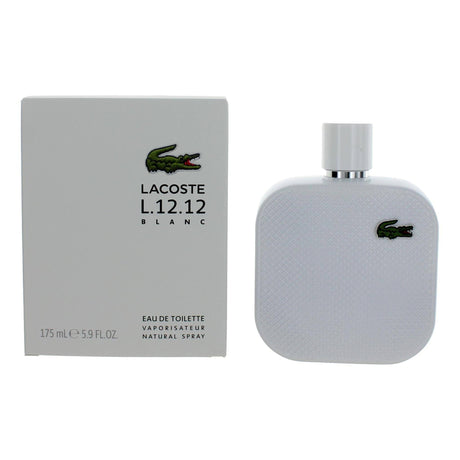 Lacoste L.12.12 White Blanc by Lacoste, 5.9 oz EDT Spray for Men - OleBella