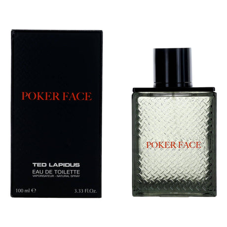 Poker Face by Ted Lapidus, 3.3 oz EDT Spray for Men - OleBella
