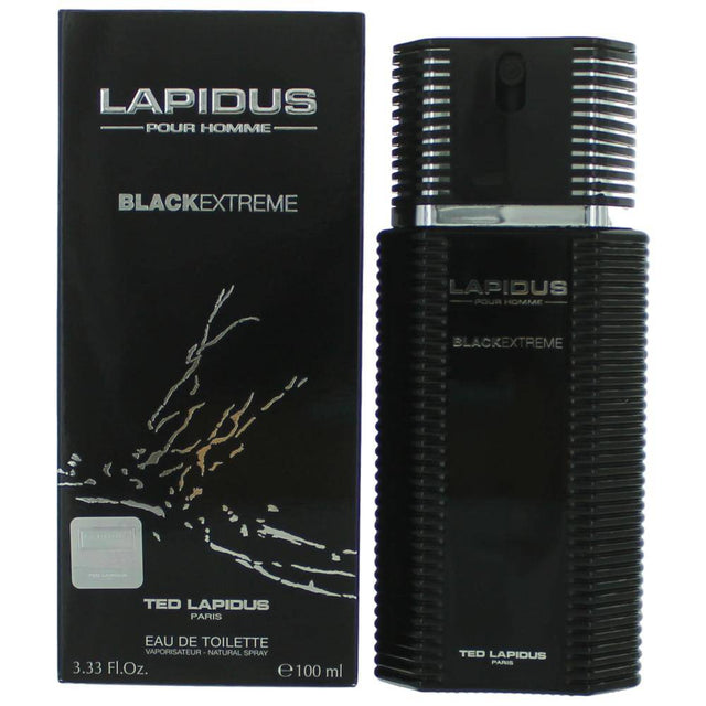 Lapidus Black Extreme by Ted Lapidus, 3.3 oz EDT Spray for Men - OleBella