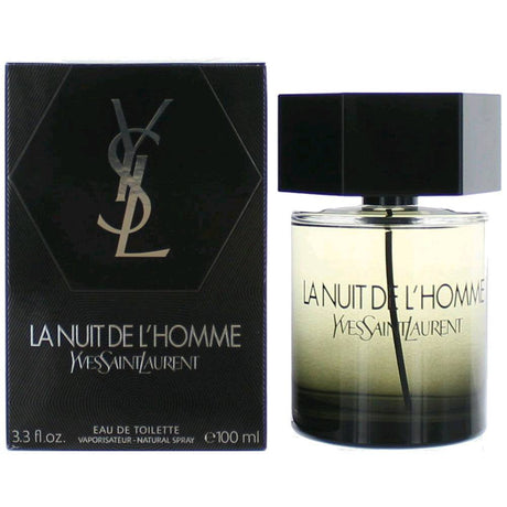 La Nuit De L'Homme by Yves Saint Laurent, 3.3 oz EDT Spray for Men - OleBella