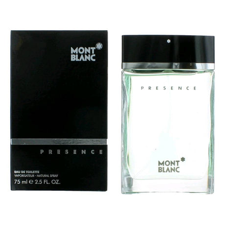 Mont Blanc Presence by Mont Blanc, 2.5 oz EDT Spray for Men - OleBella