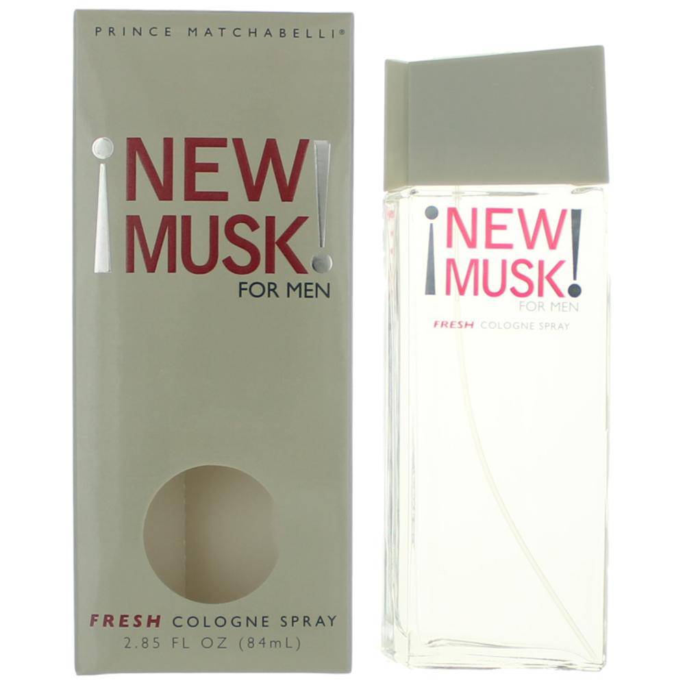 New Musk by Prince Matchabelli, 2.85 oz Fresh Cologne Spray for Men - OleBella