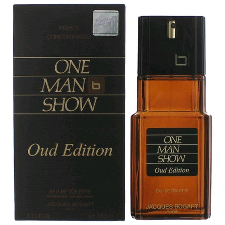 One Man Show Oud Edition by Jacques Bogart, 3.3 oz EDT Spray for Men - OleBella