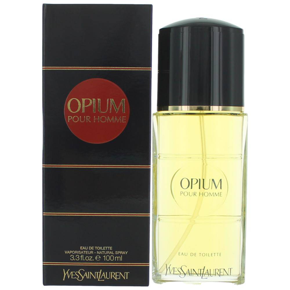 Opium Pour Homme by Yves Saint Laurent, 3.3 oz EDT Spray for Men - OleBella