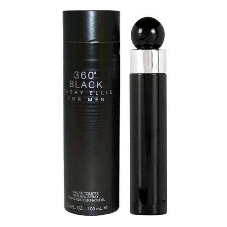 Perry Ellis 360 Black by Perry Ellis, 3.4 oz EDT Spray for Men - OleBella