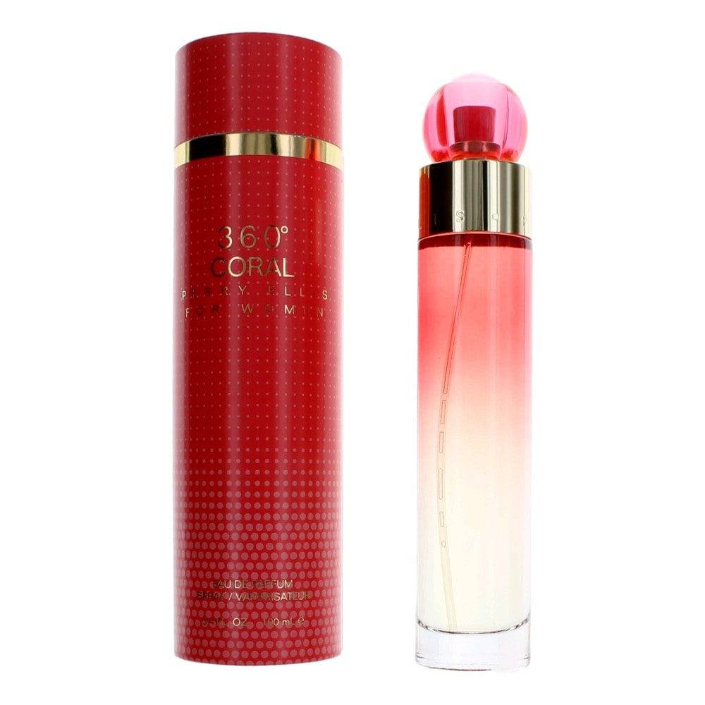 Perry Ellis 360 Coral by Perry Ellis, 3.4 oz EDP Spray for Women - OleBella