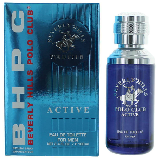BHPC Active/Sport by Beverly Hills Polo Club, 3.4 oz EDT Spray for Men - OleBella