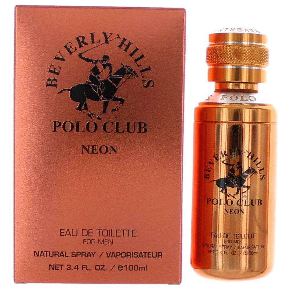 BHPC Neon by Beverly Hills Polo Club, 3.4 oz EDT Spray for Men - OleBella
