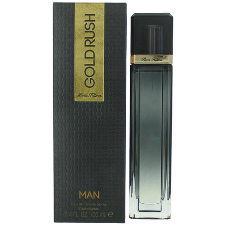 Gold Rush by Paris Hilton, 3.4 oz EDP Spray for Men - OleBella
