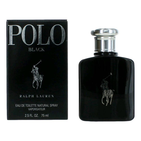 Polo Black by Ralph Lauren, 2.5 oz EDT Spray for Men - OleBella