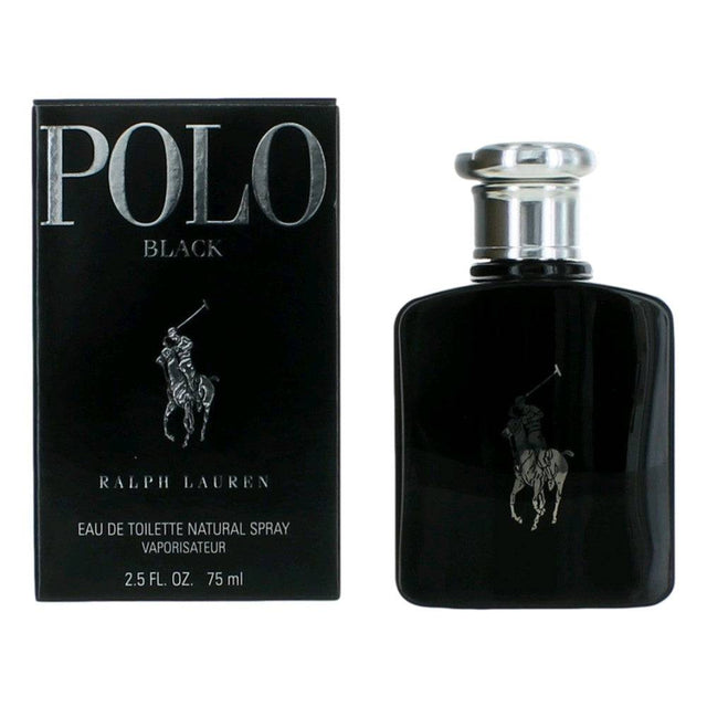 Polo Black by Ralph Lauren, 2.5 oz EDT Spray for Men - OleBella