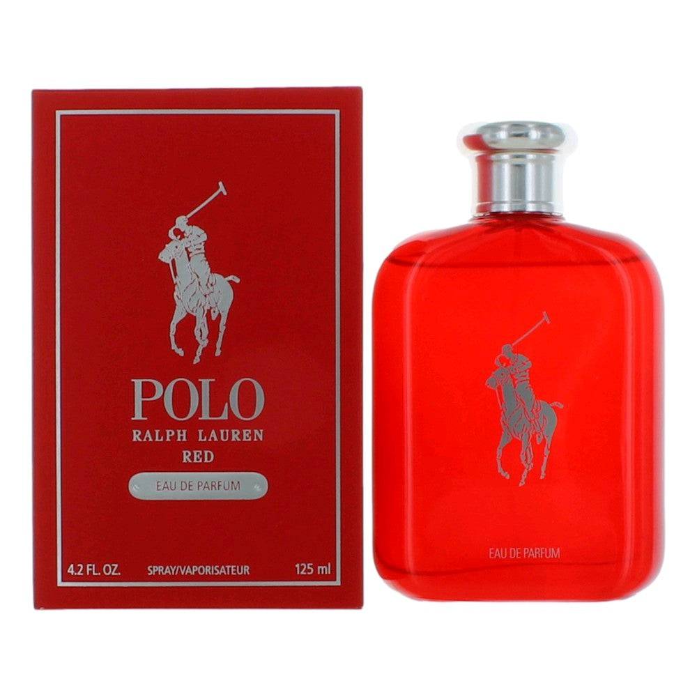 Polo Red by Ralph Lauren, 4.2 oz EDP Spray for Men - OleBella