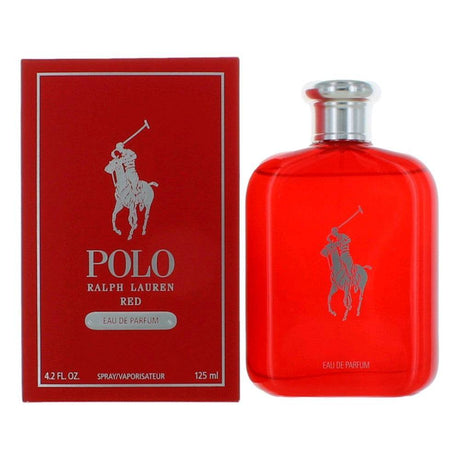 Polo Red by Ralph Lauren, 4.2 oz EDP Spray for Men - OleBella