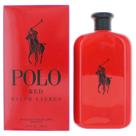 Polo Red by Ralph Lauren, 6.7 oz EDT Spray for Men - OleBella