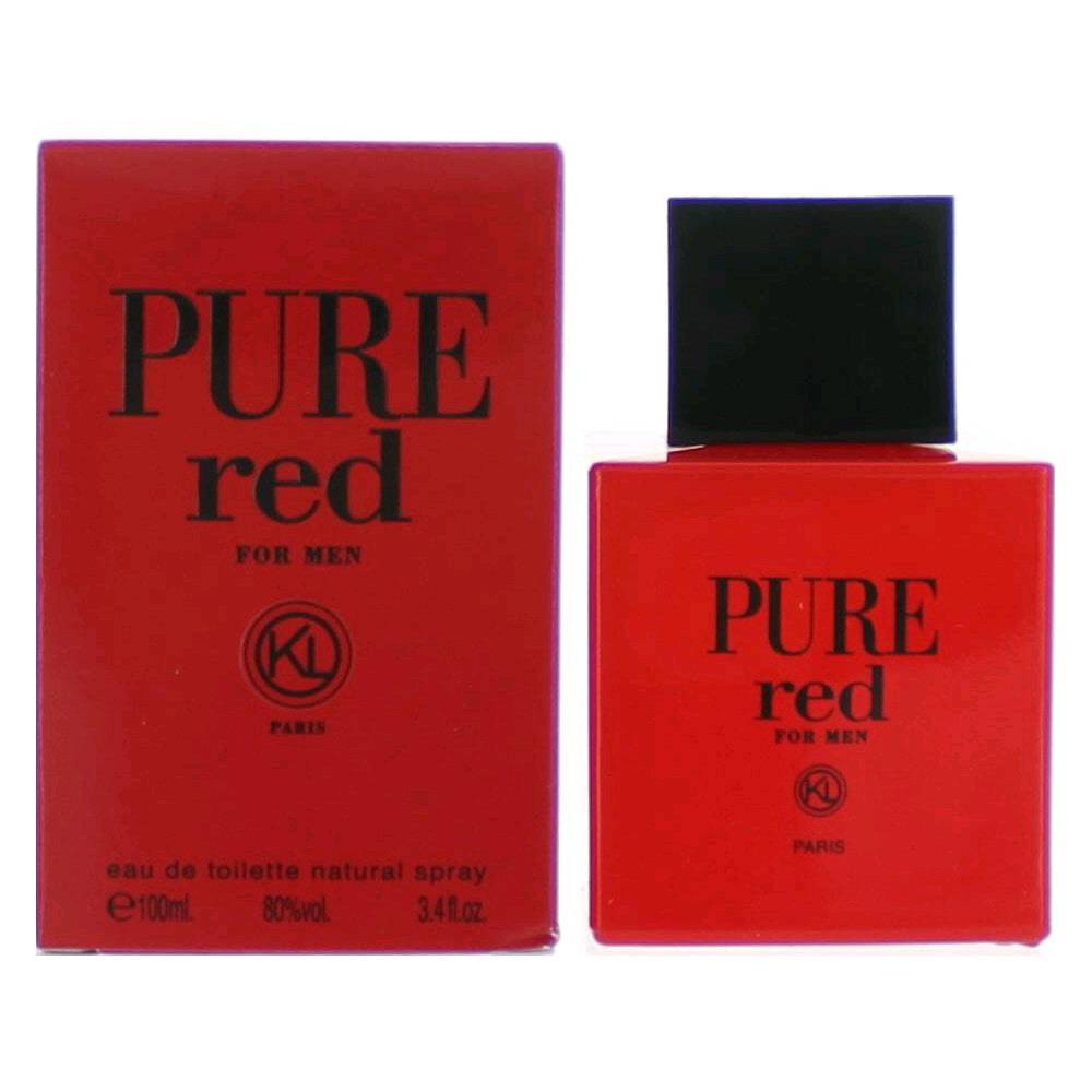 Pure Red by Karen Low, 3.4 oz EDT Spray for Men - OleBella
