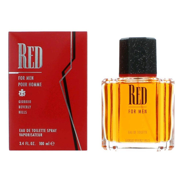 Red by Beverly Hills, 3.4 oz EDT Spray for Men - OleBella