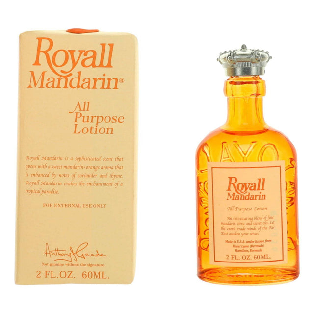Royall Mandarin by Royall Fragrances, 2 oz All Purpose Lotion for Men - OleBella