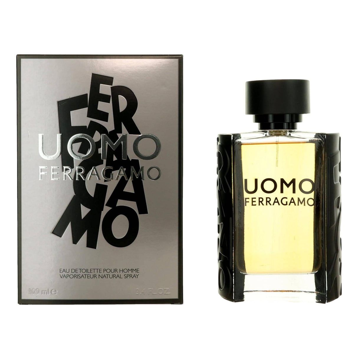 Uomo by Salvatore Ferragamo, 3.4 oz EDT Spray for Men - OleBella