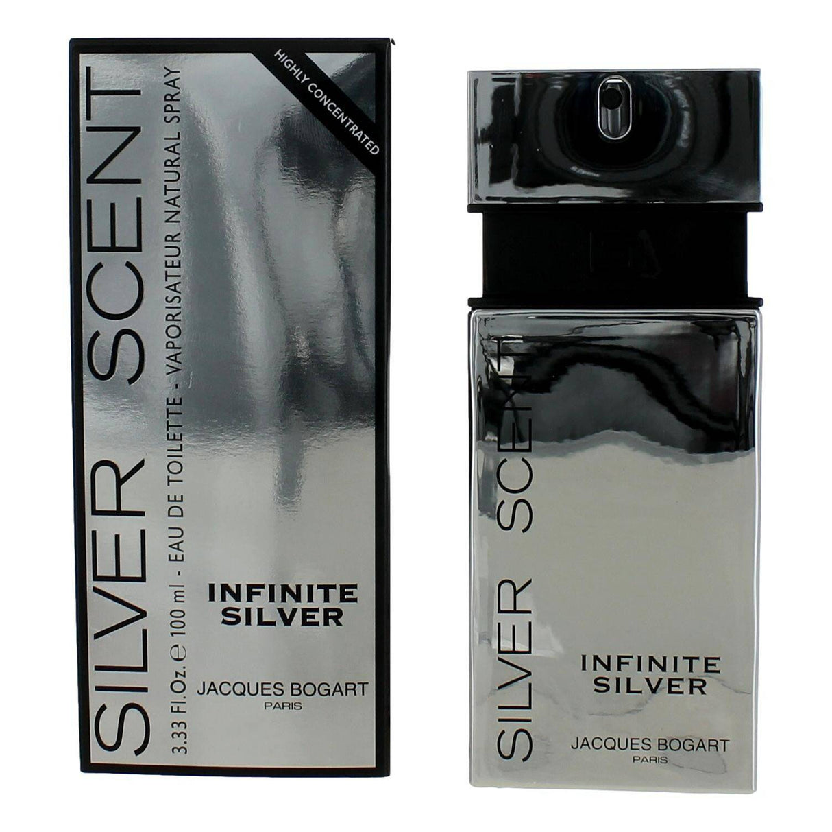 Silver Scent Infinite Silver by Jacques Bogart, 3.33 oz EDT for Men - OleBella