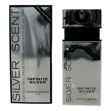 Silver Scent Infinite Silver by Jacques Bogart, 3.33 oz EDT for Men - OleBella