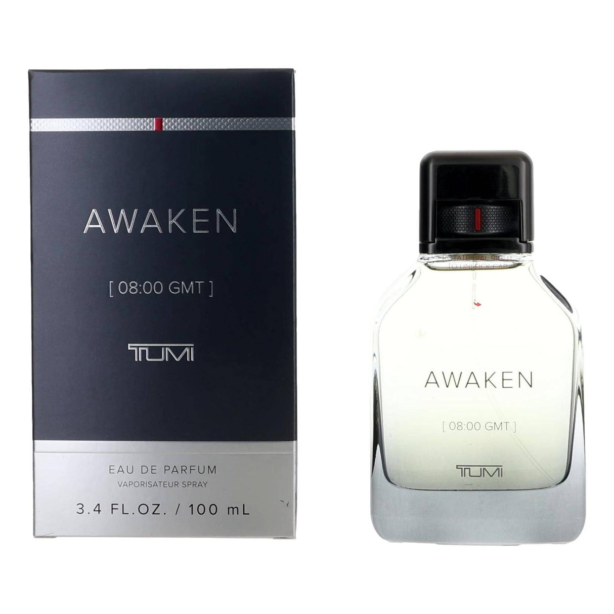 Awaken [08:00 GMT] by Tumi, 3.4 oz EDP Spray for Men - OleBella