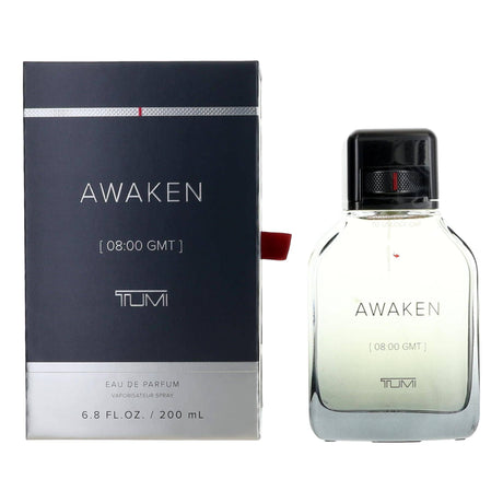 Awaken [08:00 GMT] by Tumi, 6.8 oz EDP Spray for Men - OleBella